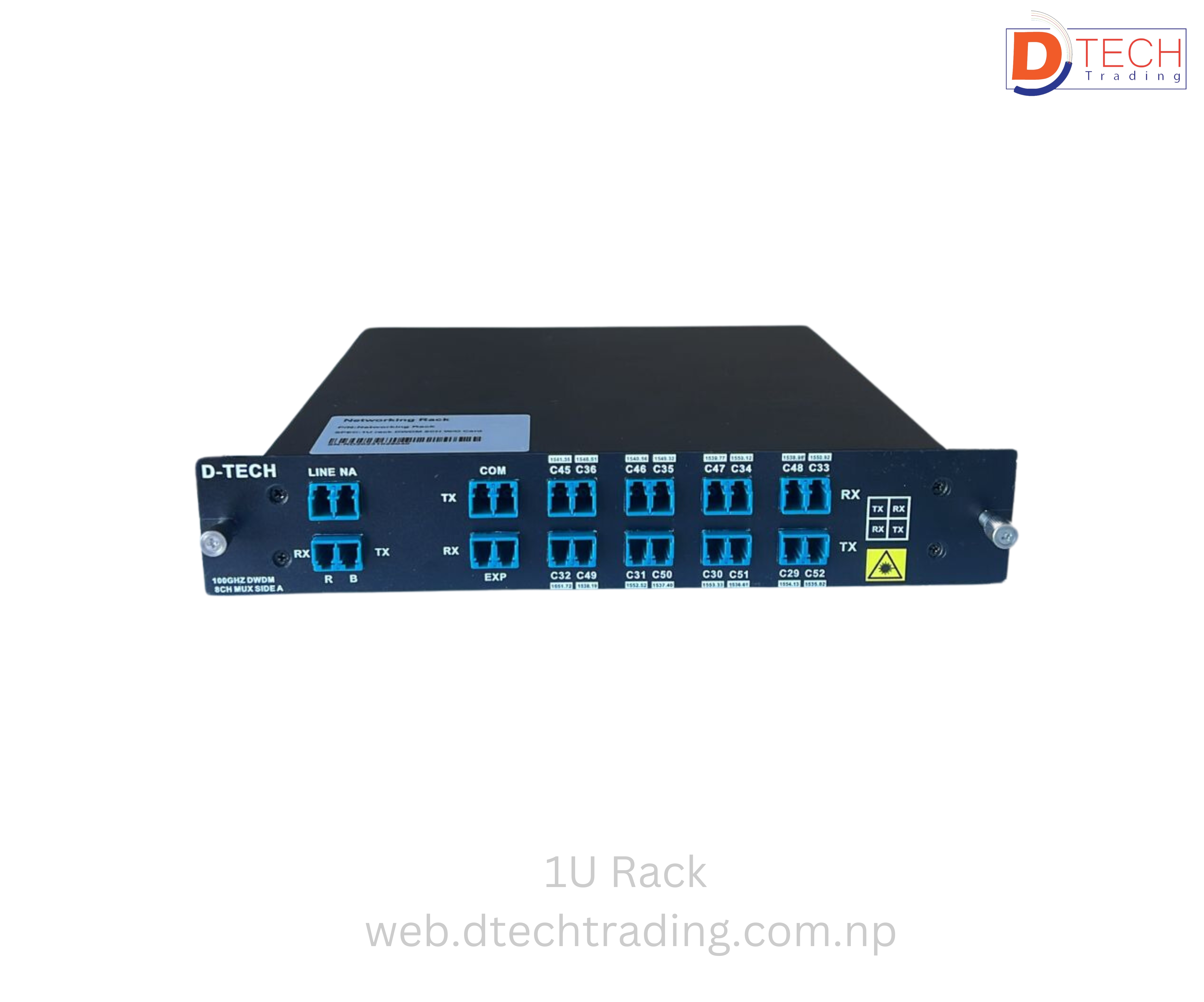 1U rack DWDM 8CH W/O Card